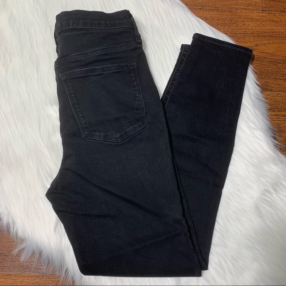 J. Crew 10” High Rise Skinny Jeans.